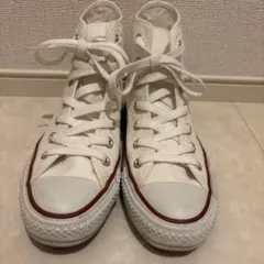 コンバース　オールスター　オフホワイト　ハイカット　23cm