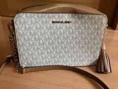 Michael Kors ショルダーバッグ ベージュ/ホワイト