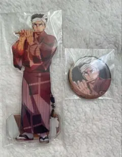 鬼滅の刃 阿波踊り 缶バッジ アクリルスタンド 悲鳴嶼行冥