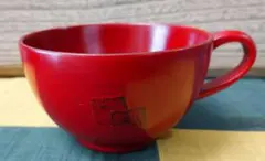木製 根来塗スープカップ漆塗(マグカップ 汁椀)のサムネイル