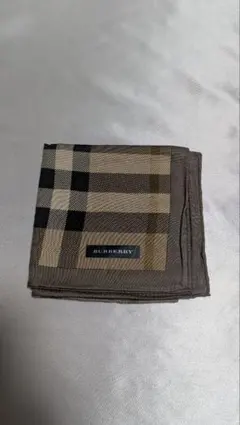 BURBERRY チェック柄 ハンカチ 約50cm x 50cm