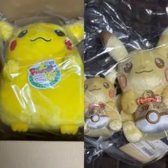 ピカチュウぬいぐるみ　にっこり　バンザイ ピカチュウ初期 ニコニコバンザイぬいぐるみ*激レア☆タグ付き* - メルカリ