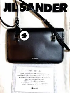 【鑑定済】JIL SANDER ショルダーバッグ ブラック ミニホルスターのサムネイル