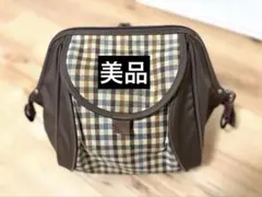 JAKUETS ジャクエツ 通園リュック チェック柄 ブラウン 幼稚園