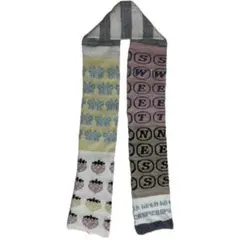 マフラー ウィッシュコア イチゴ柄