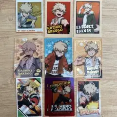 僕のヒーローアカデミア爆豪勝己　ステッカーカードセット⑤