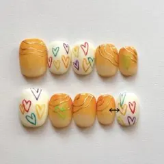 ネイルチップ　ゼンジンネイル　ミセスグリーンアップル　推し活ネイル