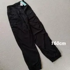 キッズ160cmブラック カーゴパンツ