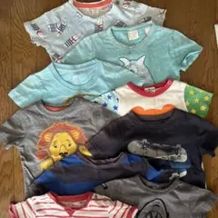 ベビー服 半袖Tシャツ まとめ売り 9枚セットのサムネイル