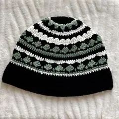 男女兼用 クラッシャーハット Y2K ビーニー グランジ 海外ストリート ニット