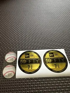 59FIFTY7の3/8・MLBホログラム‼️NEW ERA ステッカー‼️正規品
