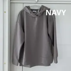 マックハウス　NAVY パーカー　ポンチ　レディース