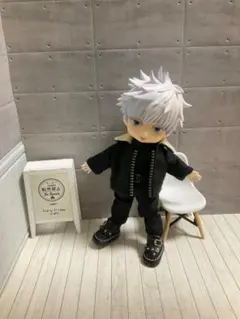 オビツ11 カフェ風セットムートン風ジャケットベルトつきパンツタートルネック