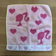 バービー タオルハンカチ ピンクのサムネイル