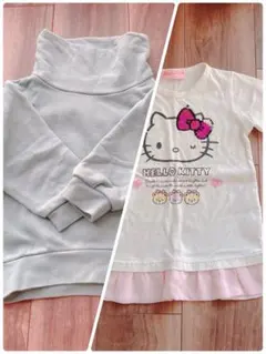 プティマイン　トレーナー　ハイネック　100cm　女の子　まとめ売り　セット