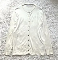 美品◯MUSE ドゥーズィエムクラス コットン カーディガン アイボリー 38