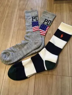 Polo Ralph Lauren ソックス2足セット定価28ドル