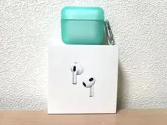 AirPods(第3世代)本体 クリアケース、未使用充電ケーブル付き
