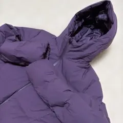 UNIQLO フード付きパープルダウンコートジャケット XL