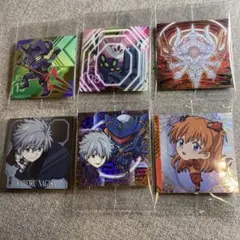 エヴァンゲリオン ウエハース　ホログラムステッカー 6枚セット