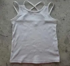 SHEIN　白　キャミソール　タンクトップ　130cm