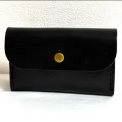 paisano 三つ折り財布 小 ブラック 真鍮 レザー paisano 三つ折り財布 小 ブラック 真鍮 レザー - メルカリ