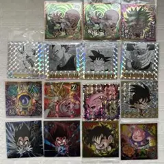 ドラゴンボール シールウエハース 孫悟空 魔人ブウフリーザ 孫悟飯 ベジータ