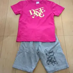 セントラル　ダンス　Tシャツ　ハーフパンツ　130 140 　ピンク