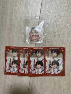 AMPTAK×COLORS あっとくん クリアカード アクリルステッカー