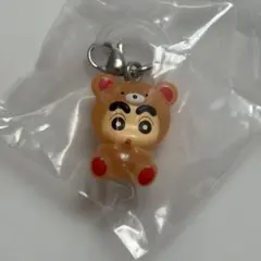 クレヨンしんちゃん めじるしアクセサリー みんなでくまパジャマ　ガチャ