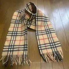 専用　Burberry チェック柄 マフラー 100%ラムウール