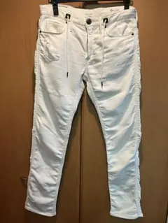 JIMMY TAVERNITI ホワイト デニムパンツ スウェット　29サイズのサムネイル