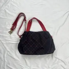 russet ラシット ショルダートートバッグ レッド　ネイビー