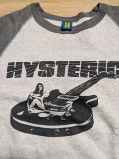 HYSTERIC ギター プリント 長袖Tシャツ