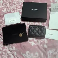 CHANEL　マトラッセキルティングスモールウォレット
