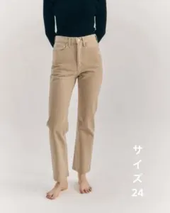 THE SHISHIKUI デニムパンツ ベージュ サイズ24のサムネイル