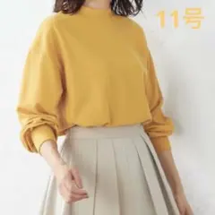 コムサイズム　ハイネック　トップス　プルオーバー　commecaism　L