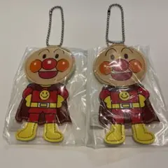 アンパンマン　ネームキーホルダー　ワッペン　２個セット　新品未使用