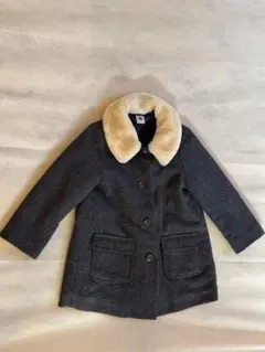 【 PETIT BATEAU 】ウールコート 襟付きのサムネイル