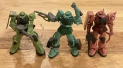 【値下げ中！】機動戦士ガンダムシリーズ　ザク3体セット