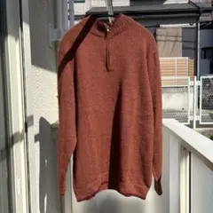 90s half zip knit vintage alpaca