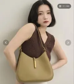NEUNA ポーチ付き ラウンドトートバッグ ショルダーバッグのサムネイル
