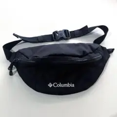 Columbia 黒 ファニーパック　ボディーバッグ