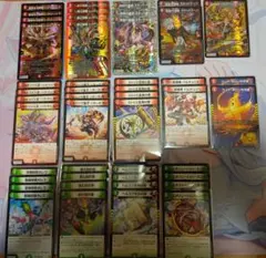 デュエマ 赤緑アポロ デッキ デッキパーツ ブラックゾーン レッドゾーンF