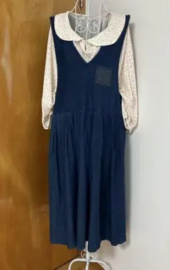 ネネットデニムジャンパースカート