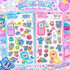 ❤️平成はっぴーフォン❤️ ANGELBLUE ステッカーセット 2枚 ナカムラくん