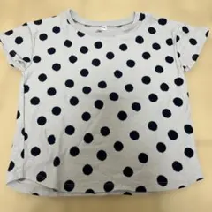 無印良品　水玉模様 半袖Tシャツ 120cm