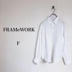 FRAMeWORK フレンチリネン 2way シャツ オーバーサイズ 38 - メルカリ