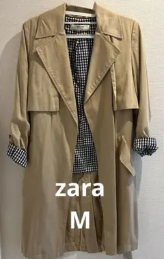 zara basic トレンチコート
