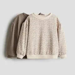 H&M パフスリーブスウェットシャツ 90 2枚セット